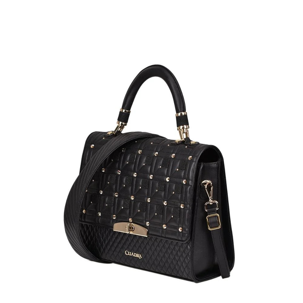 CUADRA Black Stingray Purse