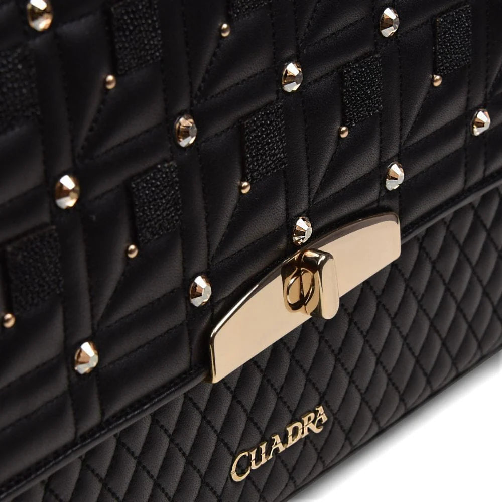 CUADRA Black Stingray Purse