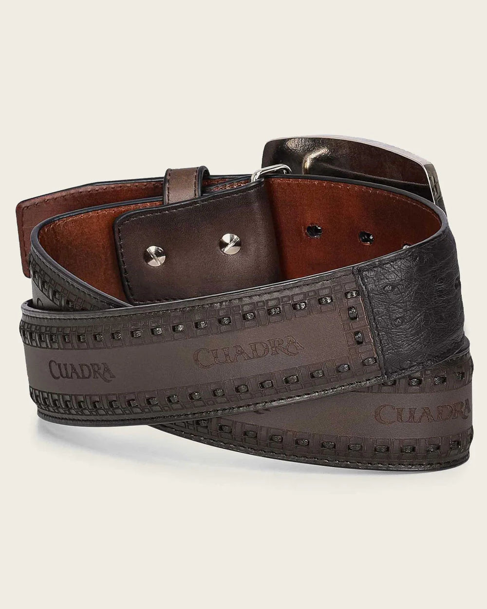 CUADRA Ostrich Belt