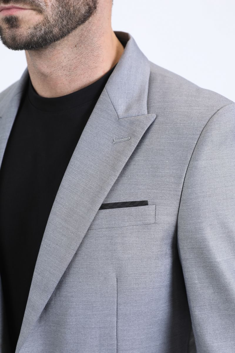 Mens Fashion Gray Blazer