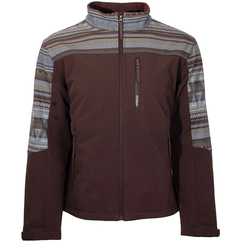 Hooey Softshell Jacket" Brown / Serape