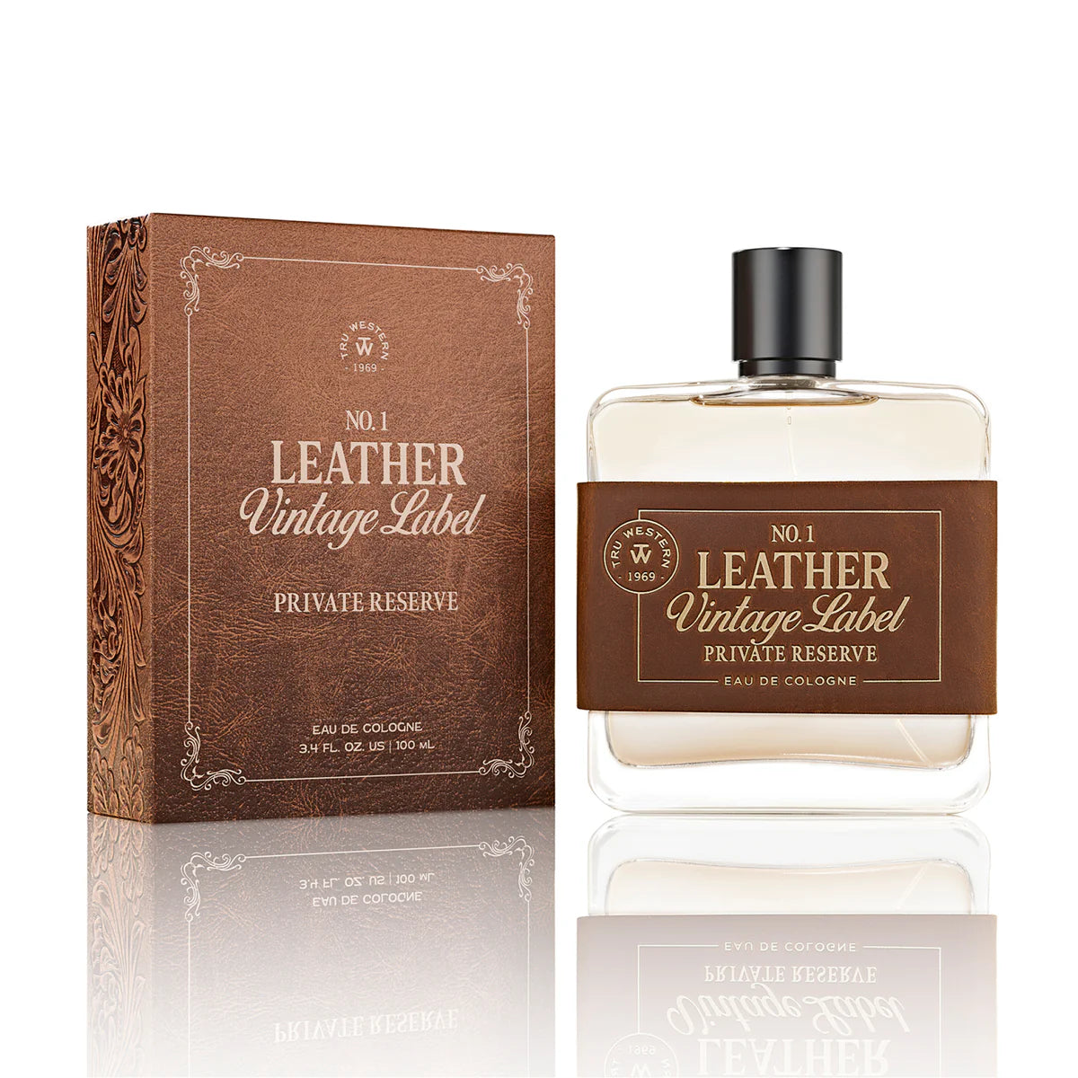 True No. 1 Leather Vintage Label Private Reserve Cologne