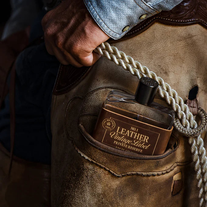True No. 1 Leather Vintage Label Private Reserve Cologne