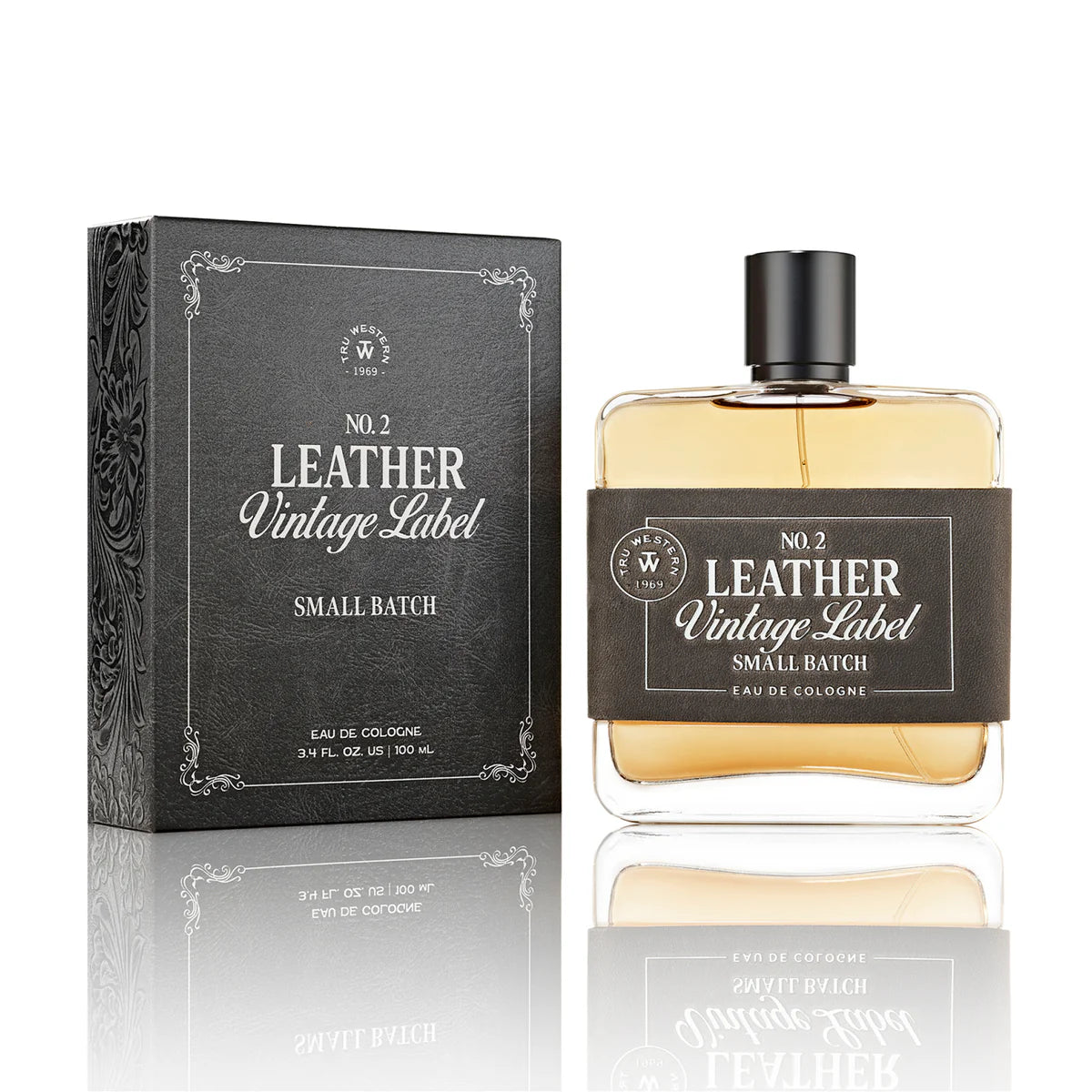 True No. 2 Leather Vintage Label Small Batch Cologne
