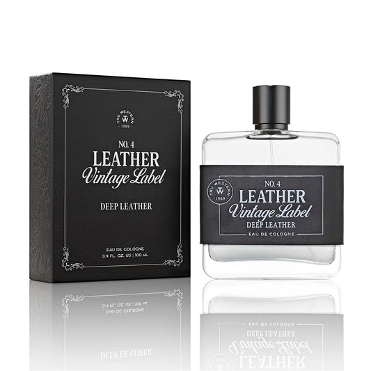 Tru No. 4 Leather Vintage Label Deep Leather Cologne