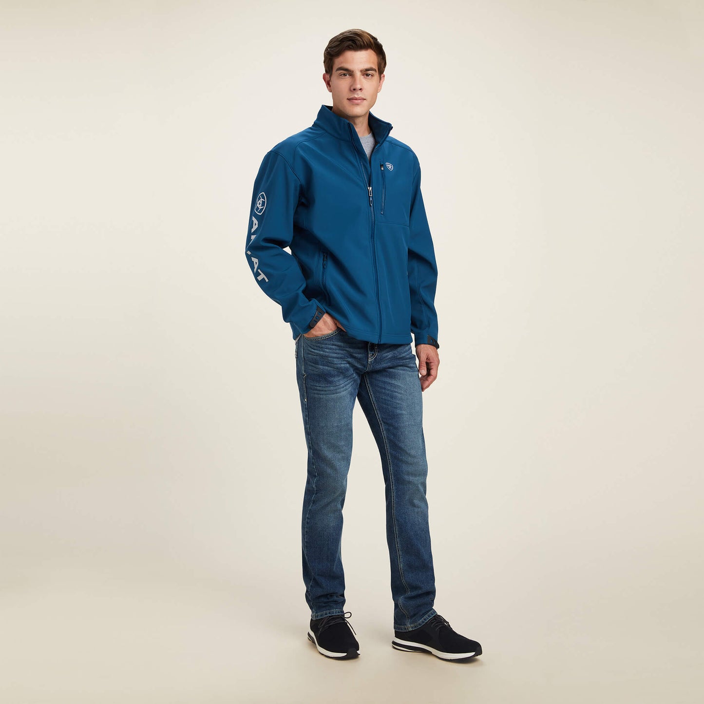 Ariat® Team Softshell Logo BLUE