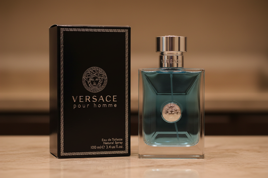 Versace Pour Homme Eau de Toilette Spray, 3.4 oz.