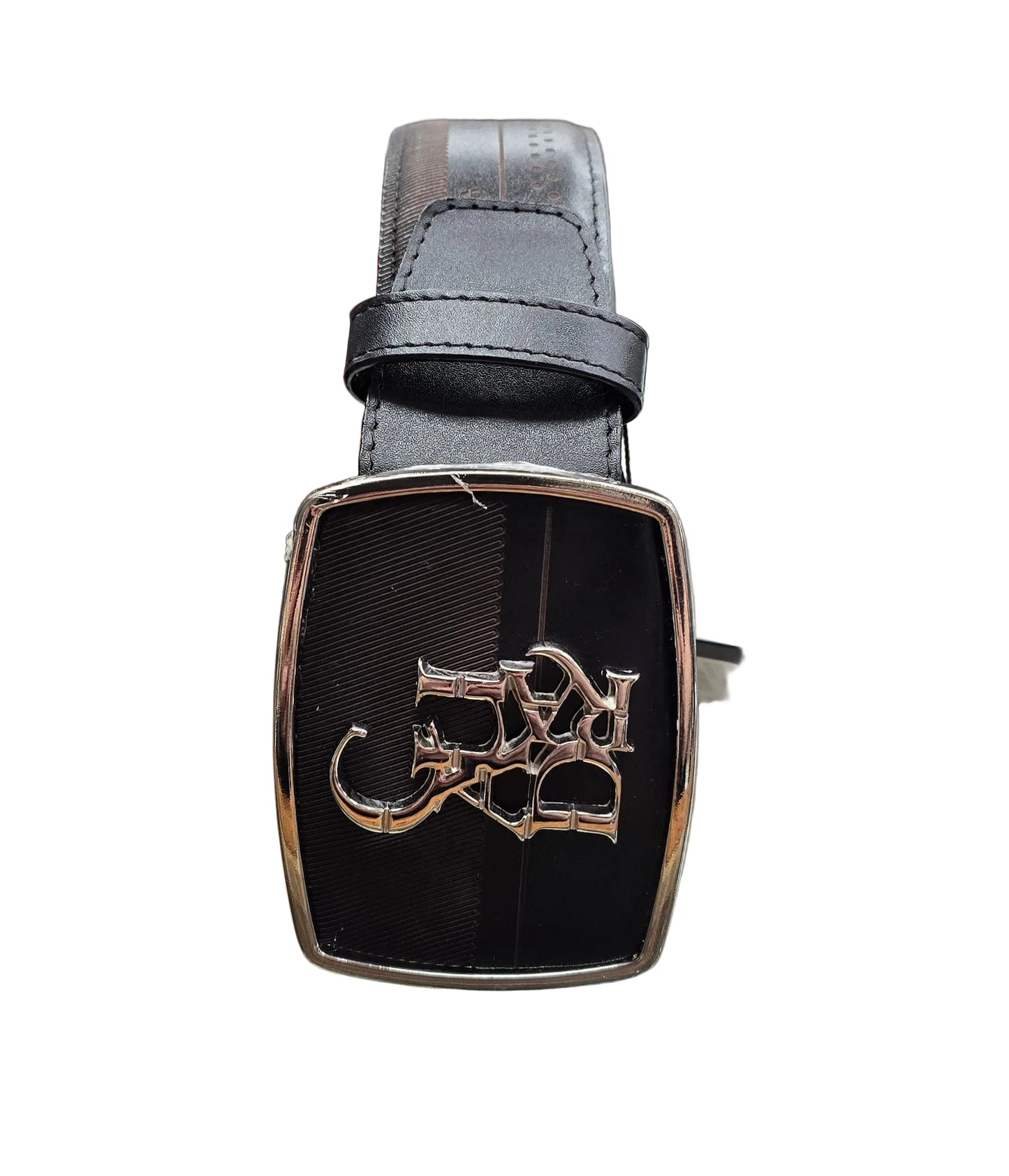 Cuadra Black Lazer Belt.