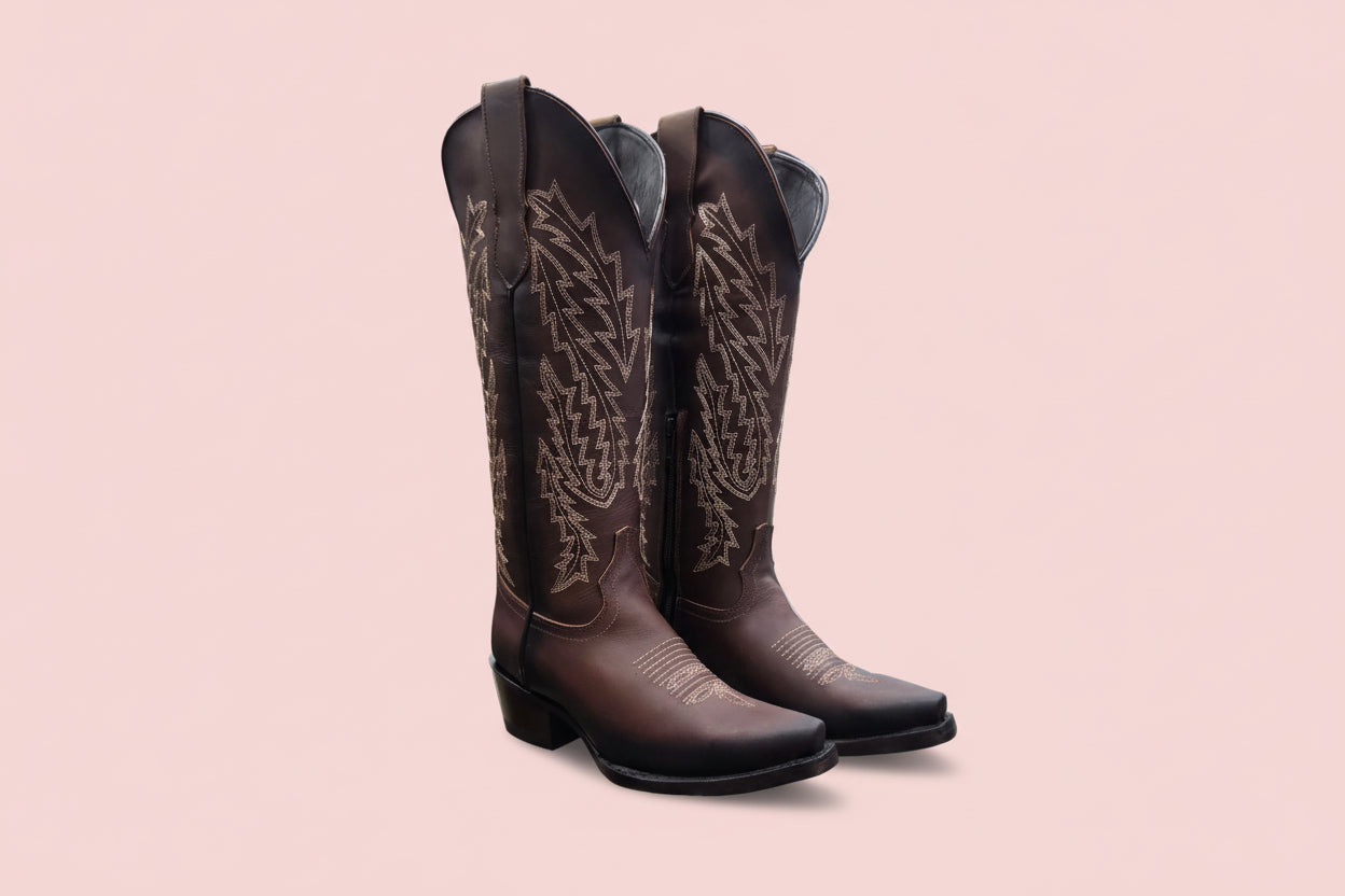 La Sierra Tall Boot Sniptoe Tabaco