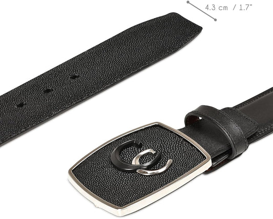 Cuadra Men's Cowboy Belt in Genuine Stingray