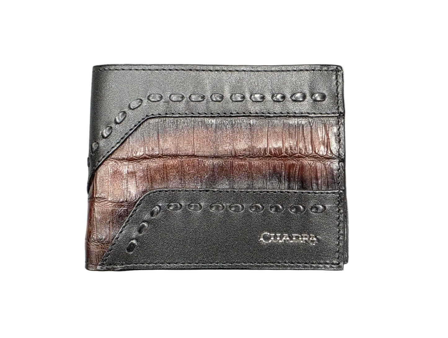 Cuadra Brown Croc Wallet