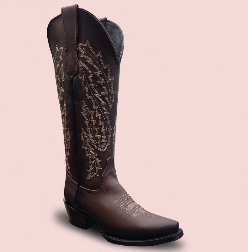 La Sierra Tall Boot Sniptoe Tabaco