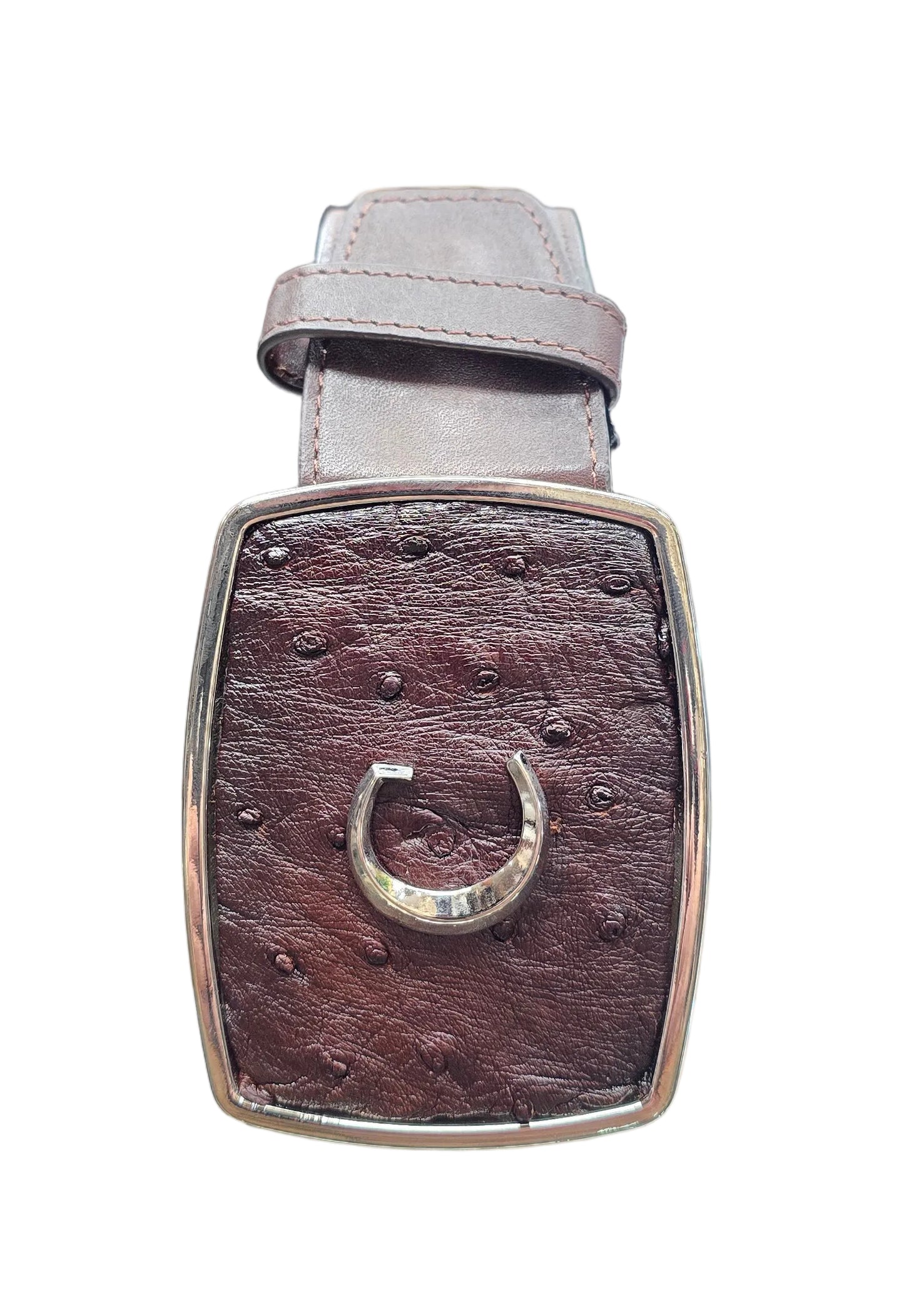 CUADRA Ostrich brown Belt