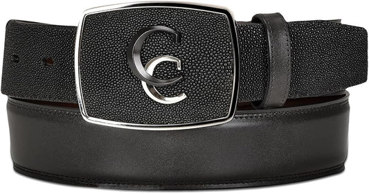Cuadra Men's Cowboy Belt in Genuine Stingray