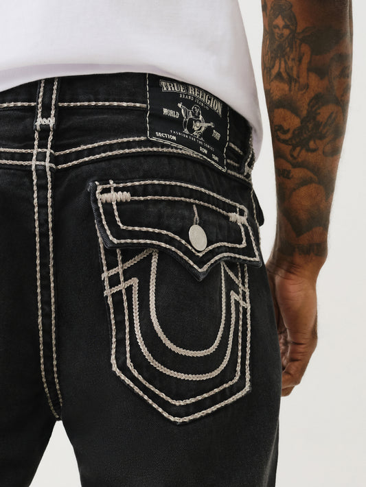 True Religion Jeans RICKY SUPERT FLP MRLD ROPESTCH 34"